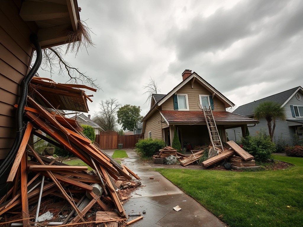 Storm Natural Disaster Damage